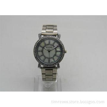 Promotion Zinc alloy Diamond Quartz Watch / custon logo sto